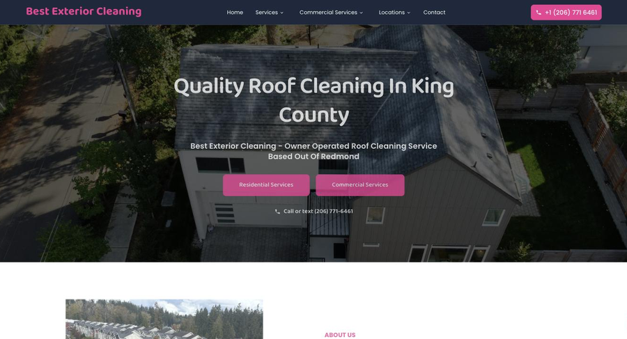 Best Exterior Cleaning website by Invision Marketing